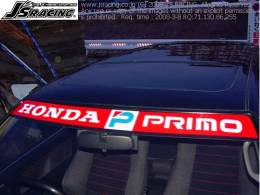 Red honda primo banner #2