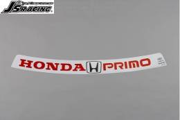 Honda racing windshield banner